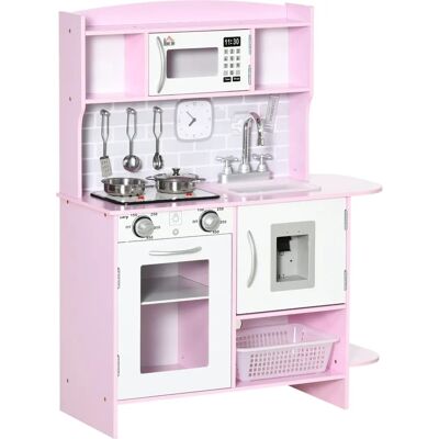Cocina de Juguete Homcom con Luces y Sonidos - Niños 3-6 Cocina de Juguete Homcom con Luces y Sonidos - Niños 3-6