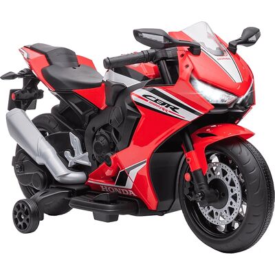Homcom Moto Eléctrica con Licencia Honda para Niños - Rojo - Juguete para niños Homcom Moto Eléctrica con Licencia Honda para Niños - Rojo - Juguete para niños