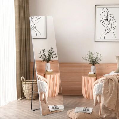 Espejo de pie Homcom - Moderna Plata, 45x37x158.5cm Espejo de pie Homcom - Moderna Plata, 45x37x158.5cm
