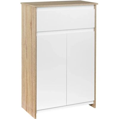 Armario de baño Kleankin - 60x30x90 - Estilo moderno multifuncional Armario de baño Kleankin - 60x30x90 - Estilo moderno multifuncional