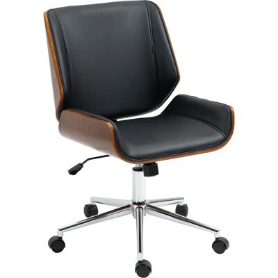 Silla de Oficina Giratoria Vinsetto Ajustable con Ruedas y Reclinable - Muebles de Oficina Silla de Oficina Giratoria Vinsetto Ajustable con Ruedas y Reclinable - Muebles de Oficina