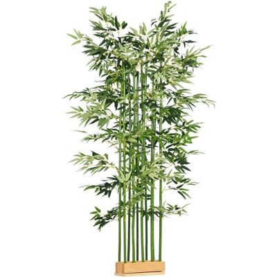 Planta artificial de bambú Homcom - 180cm, Decoración realista Planta artificial de bambú Homcom - 180cm, Decoración realista