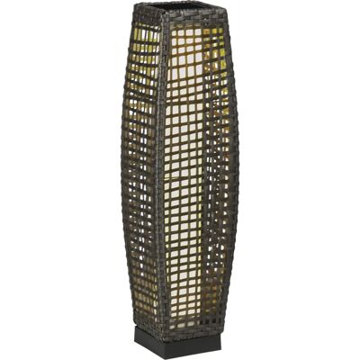 Farol de Jardín Solar Outsunny - 21x21x78 cm Farol de Jardín Solar Outsunny - 21x21x78 cm