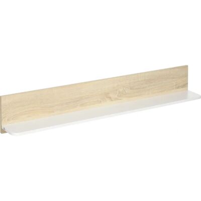 Estantería Homcom - 120x15x20cm - Beige y Blanco - Estantería de Pared Estantería Homcom - 120x15x20cm - Beige y Blanco - Estantería de Pared