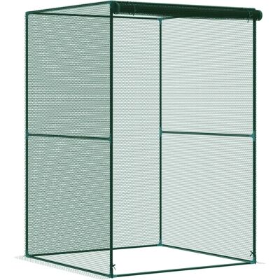 Serre Outsunny 120x120x180cm - Résistante aux intempéries, avec porte à zip - Publicité Serre Outsunny 120x120x180cm - Résistante aux intempéries, avec porte à zip - Publicité