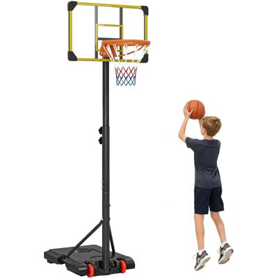 Canasta de Baloncesto Ajustable Sportnow - Niños 6-14 años, 178-208cm, Ruedas Canasta de Baloncesto Ajustable Sportnow - Niños 6-14 años, 178-208cm, Ruedas