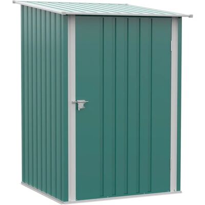 Armazém de Jardim Outsunny 0,92m² 100x103x160cm Aço Galvanizado - Armazém de Jardim Armazém de Jardim Outsunny 0,92m² 100x103x160cm Aço Galvanizado - Armazém de Jardim