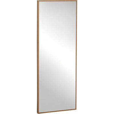 Espejo de pie Homcom - Decoración moderna de madera natural 45x125cm Espejo de pie Homcom - Decoración moderna de madera natural 45x125cm