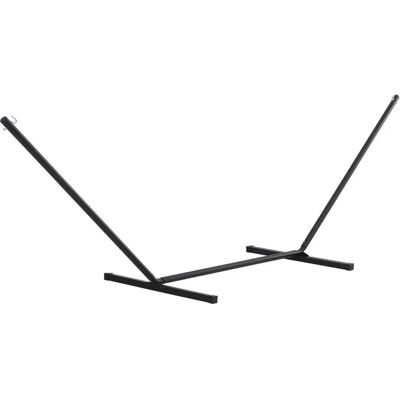 Soporte Para Hamaca Outsunny Estructura Metálica 120kg Negro Soporte Para Hamaca Outsunny Estructura Metálica 120kg Negro