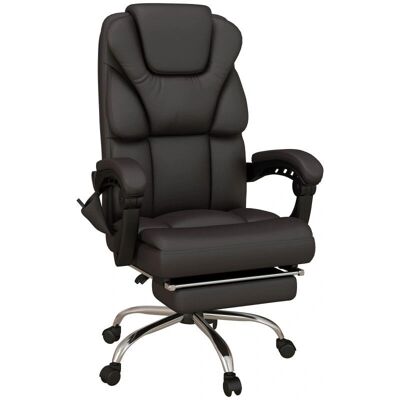 Silla de Oficina Vinsetto con Masaje de 6 Puntos - Marrón Silla de Oficina Vinsetto con Masaje de 6 Puntos - Marrón