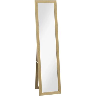 Espejo de cuerpo entero Homcom - Marco de madera moderno 37x157 cm Espejo de cuerpo entero Homcom - Marco de madera moderno 37x157 cm