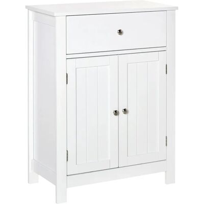 HOMCOM - 60x30x80cm - 1 Cajón - Armario de baño HOMCOM - 60x30x80cm - 1 Cajón - Armario de baño