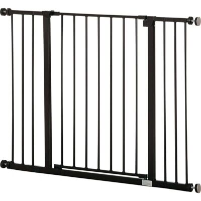 Barrera Ajustable para Mascotas PawHut - Acero, 76-107cm Barrera Ajustable para Mascotas PawHut - Acero, 76-107cm