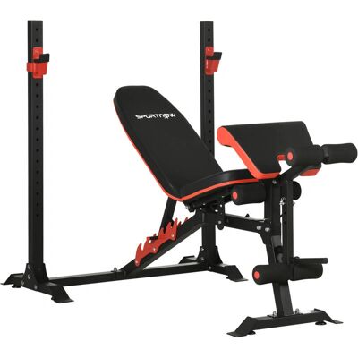 Banco de Musculación SPORTNOW con respaldo reclinable y soporte ajustable Banco de Musculación SPORTNOW con respaldo reclinable y soporte ajustable