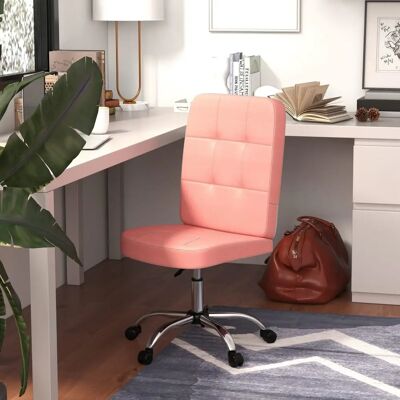 Silla de oficina rosa Vinsetto Ajustable Moderna Giratoria Silla de oficina rosa Vinsetto Ajustable Moderna Giratoria