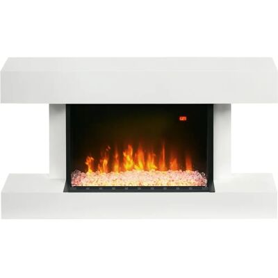 HOMCOM Chimenea Eléctrica - Temperatura Ajustable, Control Remoto, 15-25m² HOMCOM Chimenea Eléctrica - Temperatura Ajustable, Control Remoto, 15-25m²