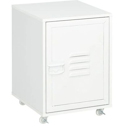 Vinsetto Cajonera de oficina blanca de metal - 38x38,5x55,5 cm Vinsetto Cajonera de oficina blanca de metal - 38x38,5x55,5 cm