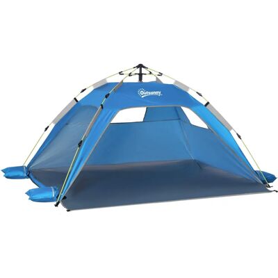 Tienda de playa Outsunny - Pop-up ligera para 1-2 personas Tienda de playa Outsunny - Pop-up ligera para 1-2 personas