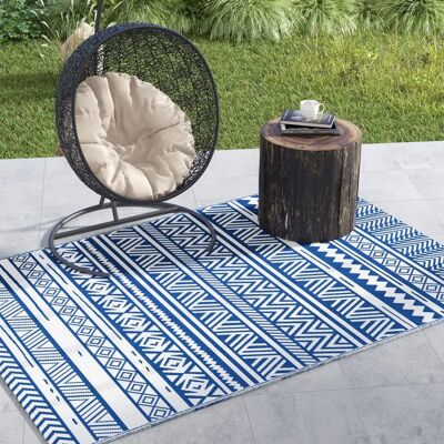 Outsunny - Alfombra Exterior Moderna 182x274cm Reversible y Versátil Outsunny - Alfombra Exterior Moderna 182x274cm Reversible y Versátil