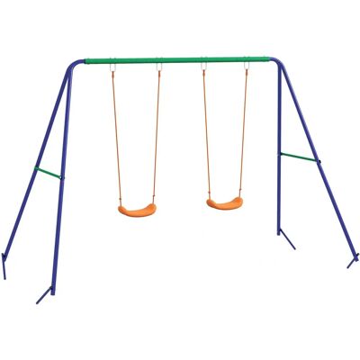 Columpio de patio Outsunny - Multicolor, 3-8Años Columpio de patio Outsunny - Multicolor, 3-8Años