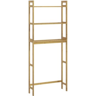 Estantería de bambú para inodoro Kleankin - 3 niveles - Natural Estantería de bambú para inodoro Kleankin - 3 niveles - Natural