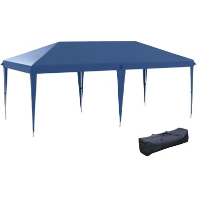 Carpa Plegable de Jardín Outsunny 6x3m con Protección UV - Pérgola Carpa Plegable de Jardín Outsunny 6x3m con Protección UV - Pérgola