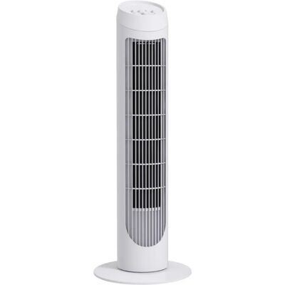 HOMCOM Ventilador de Torre 45W Silencioso Oscilante Compacto HOMCOM Ventilador de Torre 45W Silencioso Oscilante Compacto