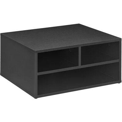 Soporte de impresora HOMCOM - Organizador moderno en negro Soporte de impresora HOMCOM - Organizador moderno en negro