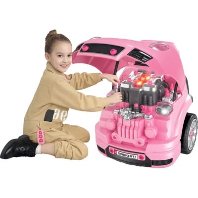 HOMCOM Juego de Motor de Tractor para Niños - 61 Piezas HOMCOM Juego de Motor de Tractor para Niños - 61 Piezas