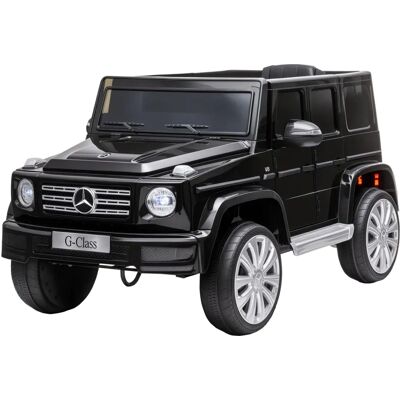 HOMCOM Coche eléctrico para niños Benz G500 - Negro - 12V, 30kg HOMCOM Coche eléctrico para niños Benz G500 - Negro - 12V, 30kg