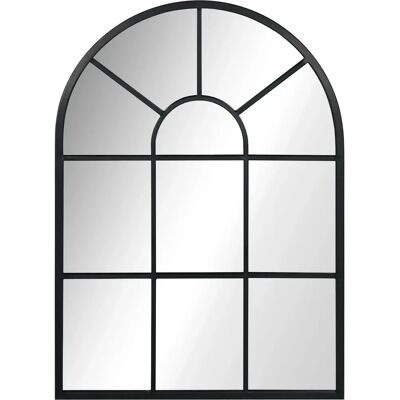 Espejo de Pared HOMCOM - Marco negro en forma de ventana - 50x70cm Espejo de Pared HOMCOM - Marco negro en forma de ventana - 50x70cm