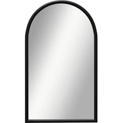 Espejo de Pared Homcom 65x110cm Diseño Arco Marco Negro Espejo de Pared Homcom 65x110cm Diseño Arco Marco Negro