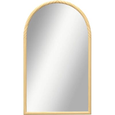 Espejo de pared HOMCOM 65x110cm Marco de madera Espejo decorativo entrada natural Espejo de pared HOMCOM 65x110cm Marco de madera Espejo decorativo entrada natural