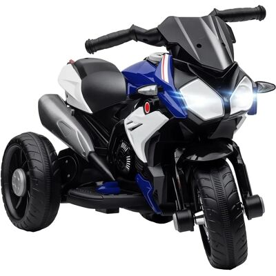 Homcom Moto Eléctrica Infantil - Azul 3 Ruedas Seguridad Diversión Homcom Moto Eléctrica Infantil - Azul 3 Ruedas Seguridad Diversión