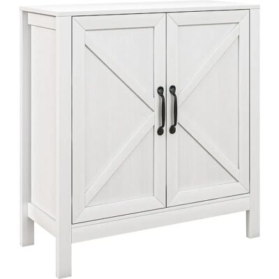 HOMCOM Aparador rústico moderno con estante ajustable - 80x35x85 cm HOMCOM Aparador rústico moderno con estante ajustable - 80x35x85 cm
