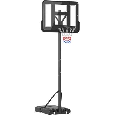 Canasta de Baloncesto Exterior HOMCOM Ajustable - Portátil y Resistente Canasta de Baloncesto Exterior HOMCOM Ajustable - Portátil y Resistente
