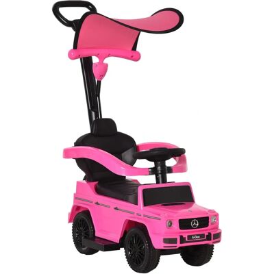 HOMCOM Mercedes G350 Juguete de paseo - Rosa para 1-3 años HOMCOM Mercedes G350 Juguete de paseo - Rosa para 1-3 años
