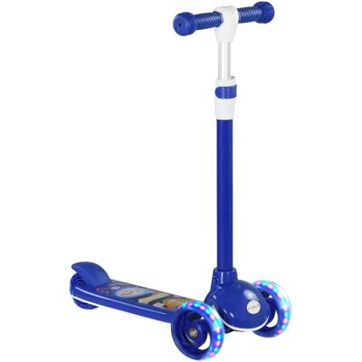 Scooter para niños azul de AIYAPLAY - Altura ajustable, luces LED, plegable Scooter para niños azul de AIYAPLAY - Altura ajustable, luces LED, plegable