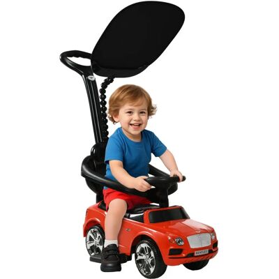 AIYAPLAY Coche correpasillos con licencia Bentley 3 en 1 - Para bebés de 12 a 36 meses AIYAPLAY Coche correpasillos con licencia Bentley 3 en 1 - Para bebés de 12 a 36 meses