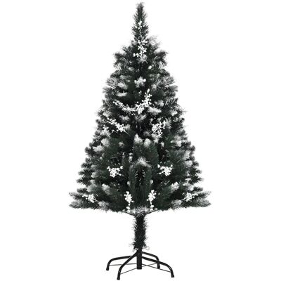 Árvore de Natal HOMCOM 120cm Artificial com 222 Galhos - Interior Árvore de Natal HOMCOM 120cm Artificial com 222 Galhos - Interior