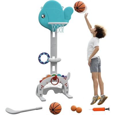 Set de Baloncesto AIYAPLAY - 5 en 1 ajustable para niños Set de Baloncesto AIYAPLAY - 5 en 1 ajustable para niños