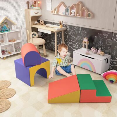 Homcom - 4-Block Set - Multicolor - Bloques de espuma Homcom - 4-Block Set - Multicolor - Bloques de espuma