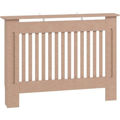 HOMCOM Cubierta de Radiador - Moderna de MDF 112x19x81cm - Madera Natural HOMCOM Cubierta de Radiador - Moderna de MDF 112x19x81cm - Madera Natural