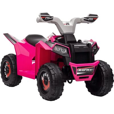 HOMCOM Cuatriciclo Eléctrico para Niños - Rosa - Vehículo Eléctrico Infantil HOMCOM Cuatriciclo Eléctrico para Niños - Rosa - Vehículo Eléctrico Infantil