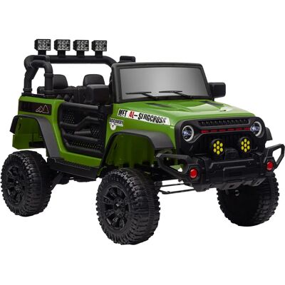 AIYAPLAY - 12V SUV - Verde - Control remoto - Coche para montar AIYAPLAY - 12V SUV - Verde - Control remoto - Coche para montar
