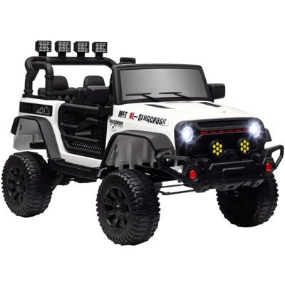 AIYAPLAY Kinder Elektrische Auto - 12V SUV Wit AIYAPLAY Kinder Elektrische Auto - 12V SUV Wit