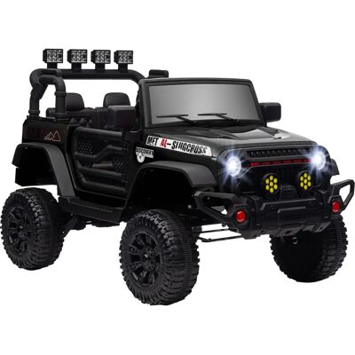 Coche eléctrico infantil AIYAPLAY - Bluetooth, 12V, SUV, Negro Coche eléctrico infantil AIYAPLAY - Bluetooth, 12V, SUV, Negro