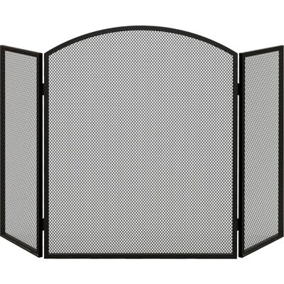 Protector de pantalla de chimenea HOMCOM - 3 paneles plegables acero 96x62cm Protector de pantalla de chimenea HOMCOM - 3 paneles plegables acero 96x62cm