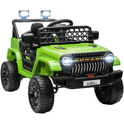 Auto eléctrico para niños Aiyaplay - 12V, Verde, Velocidad ajustable Auto eléctrico para niños Aiyaplay - 12V, Verde, Velocidad ajustable