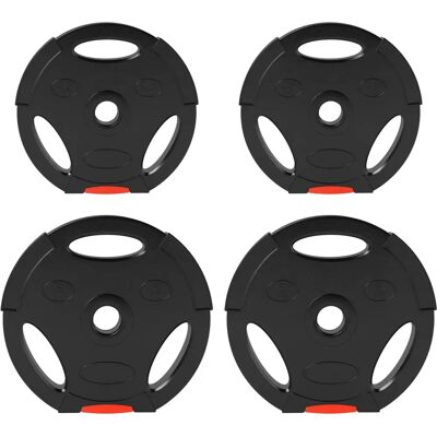Conjunto de Discos de Peso SPORTNOW 4 peças 2x5kg 2x2,5kg - Equipamento de Força Conjunto de Discos de Peso SPORTNOW 4 peças 2x5kg 2x2,5kg - Equipamento de Força